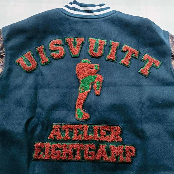 Louis Vuitton Green Baseball Jacket - Picture 5 of 12